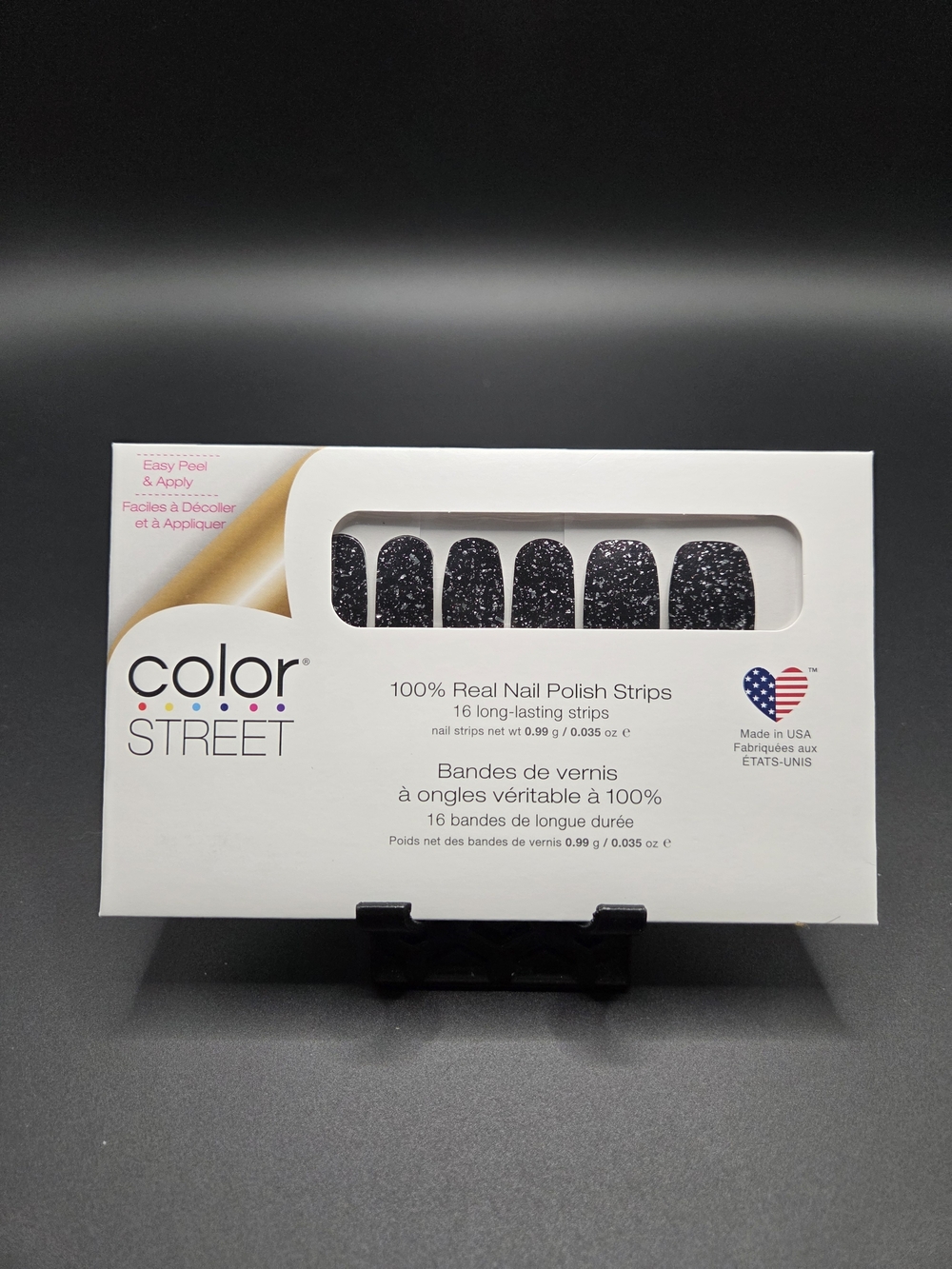 Color Street Nail Polish Strips Brand New Silver Mist